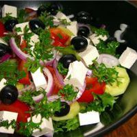 Салат греческий с маслом