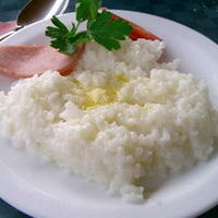 Рисовая каша на воде с маслом