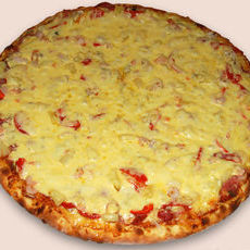Пицца с луком и сыром