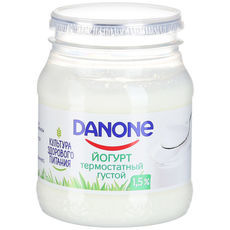 Йогурт термостатный густой Danone